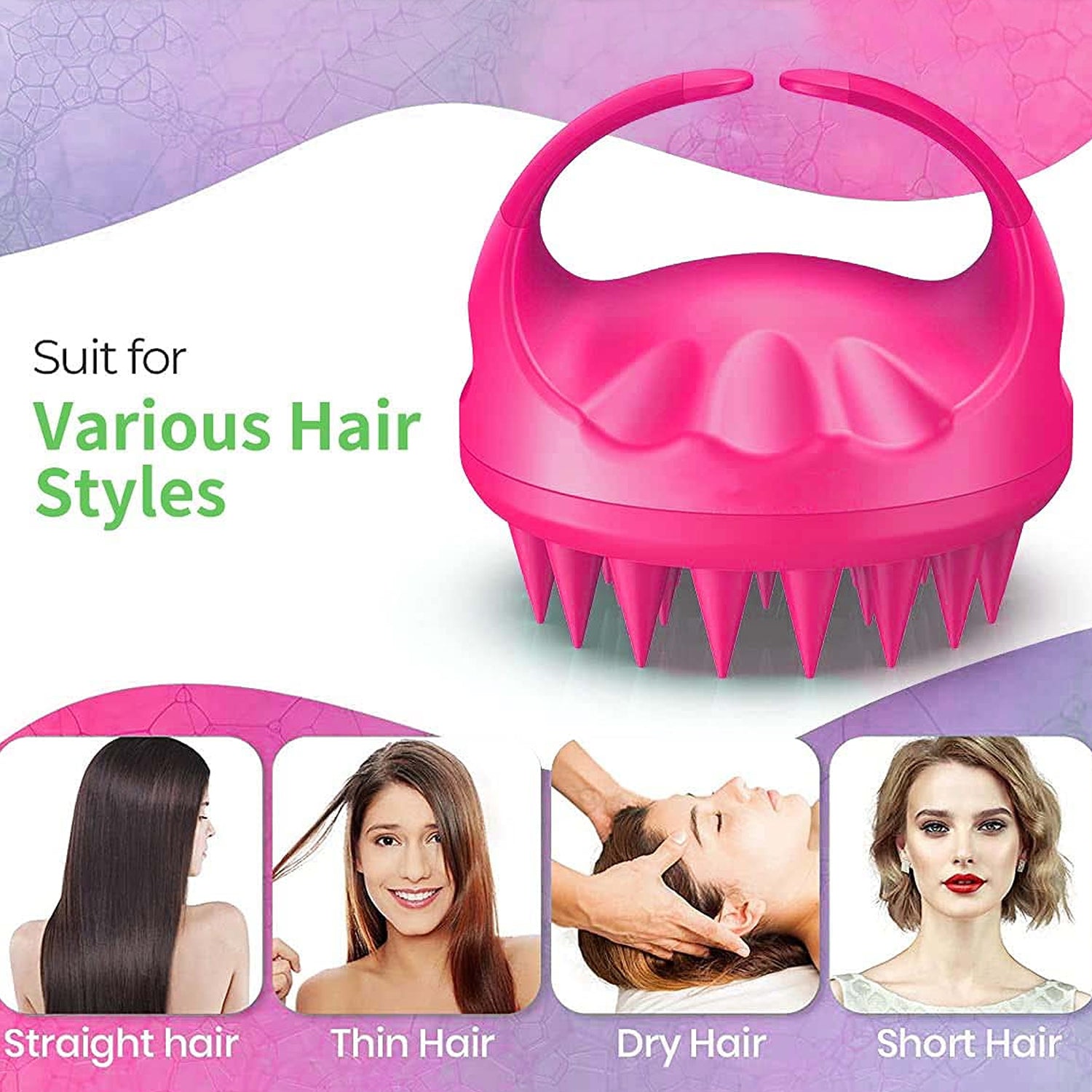 Scalp Massager, Head Massager Comb (1 Pc), Hair accessories