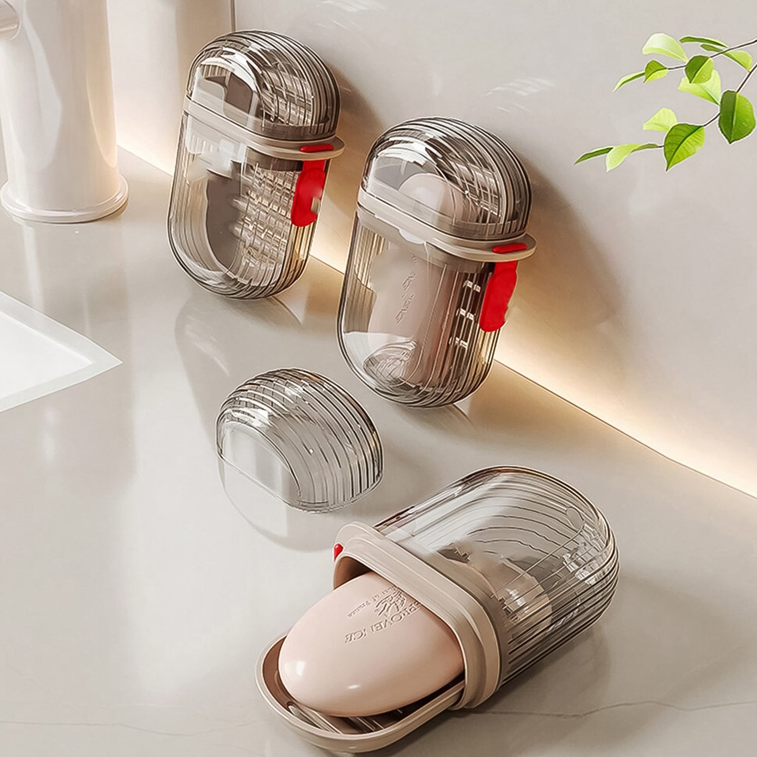 Soap Dishes Soap Box Travel ,Sabudani (2  Pc / With Color Box)