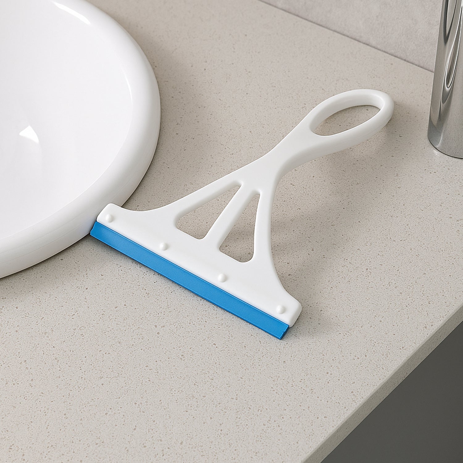Plastic Glass Wiper and Kitchen Platform Wiper (Multicolor) (Pack of 2)