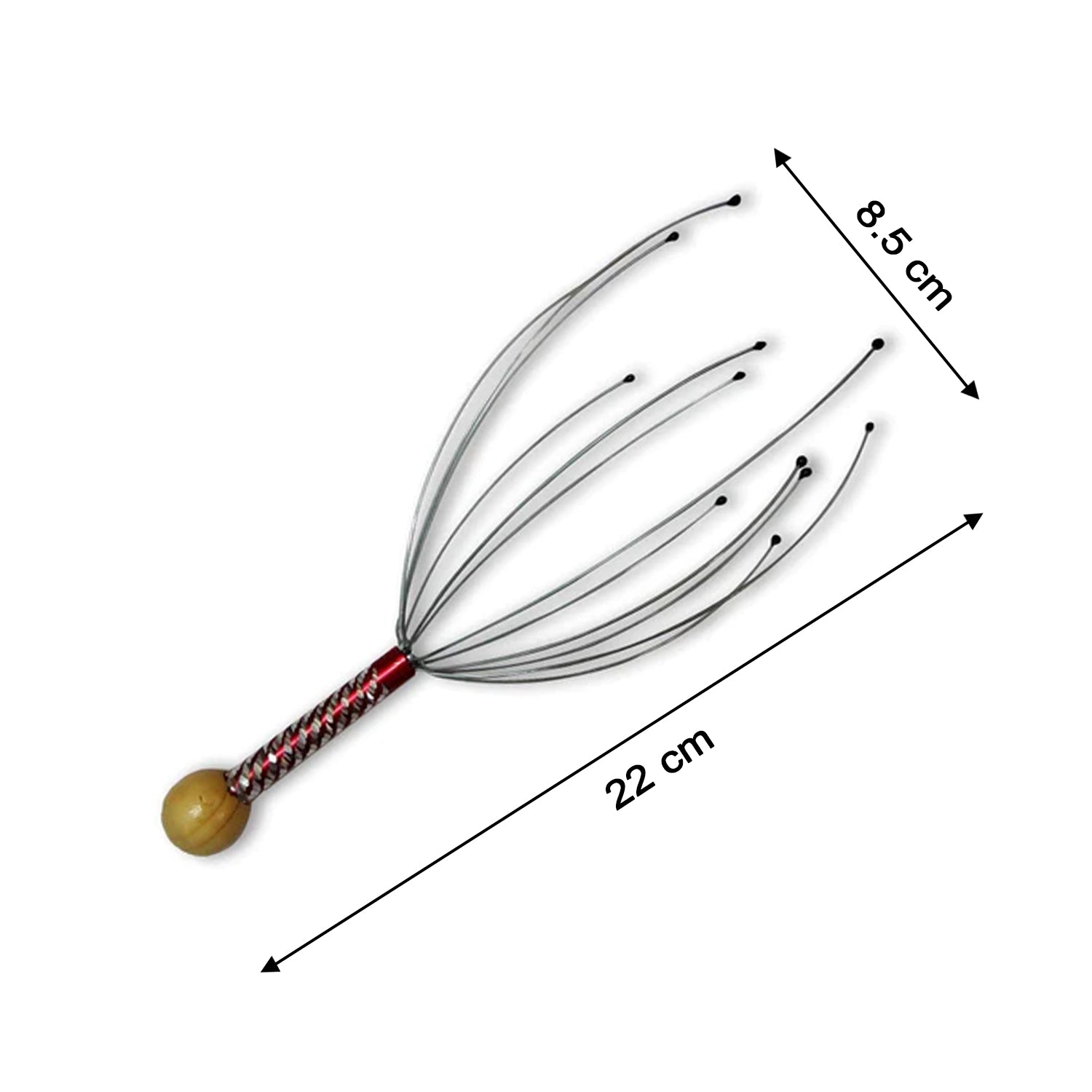 Hand Held Scalp Head Massager Stress Relief (Pack of 2)