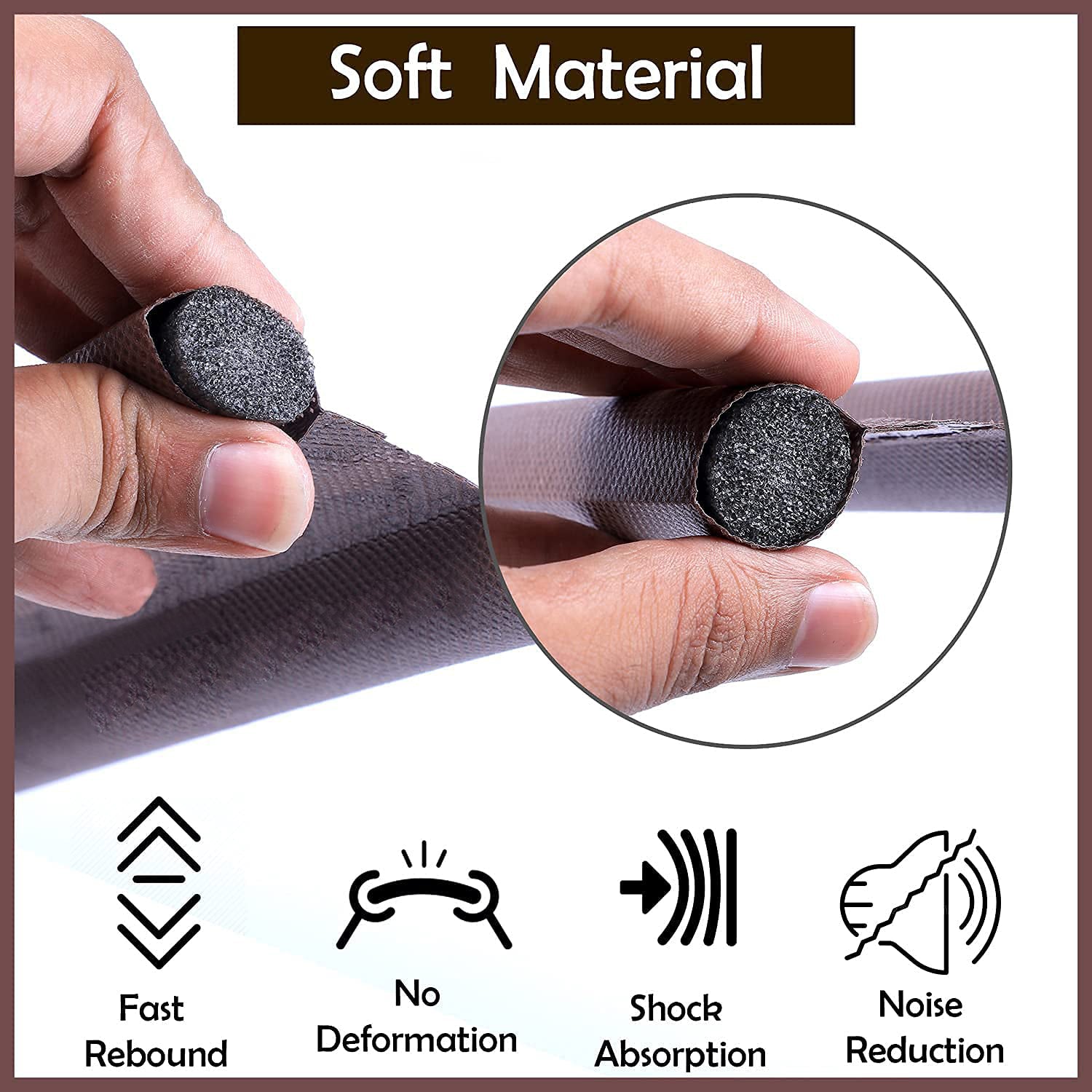 Door Draft Stopper / Guard Protector for Doors and Windows (2 Pcs)