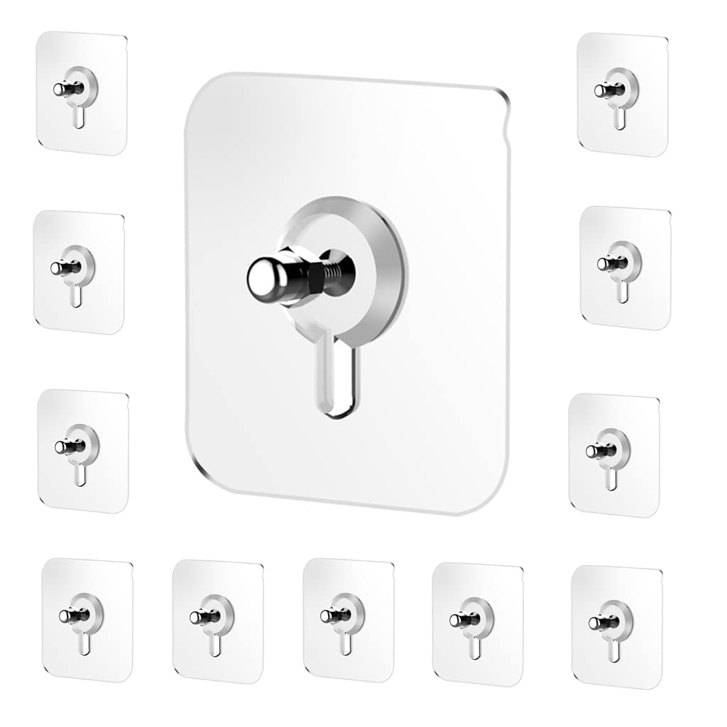 Adhesive Screw Wall Hook for Home & Office Hanging