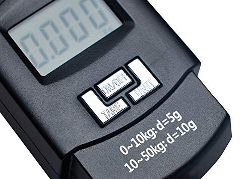 50 Kg Luggage Scale - Portable Electronic Scale - Electronic Luggage Weight Scale 50 kg - Digital Handle Luggage Scale Portable