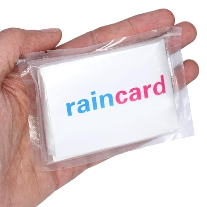 Men And Women Waterproof Rain Card
