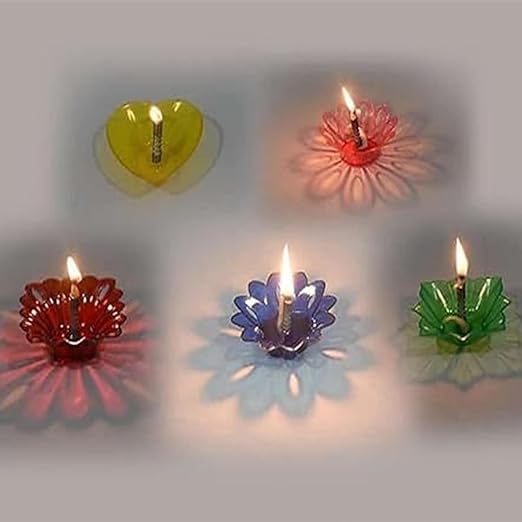 3D Rangoli Reflective Diya (Set of  2) | 3D Shadow Reflective Diwali Diya (Pack of 24)