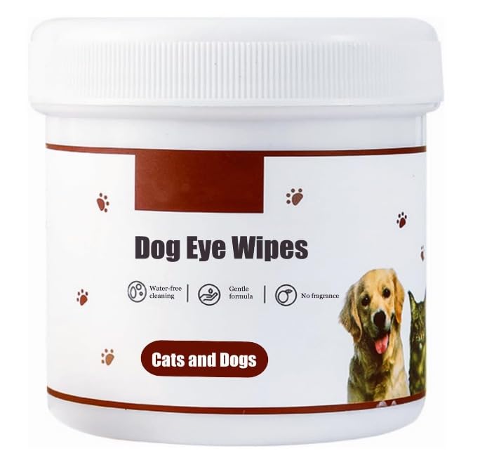 Pet Eye & Ear Cleaning Wipes for Dogs & Cats | 200 Count (Pack of 1)