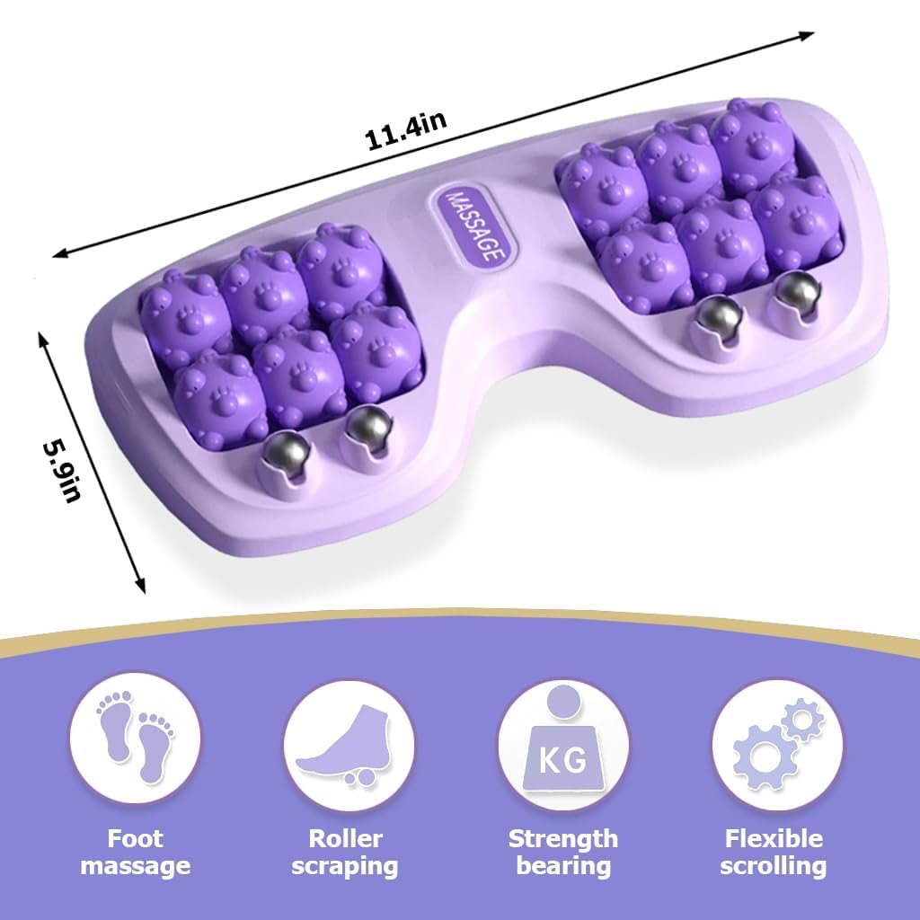 Portable Double Foot Massage Roller