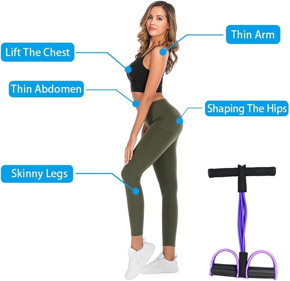 Pull Reducer Resistance Band, Tummy Body Building Equipment, for Abdomen/Waist/Arm/Leg