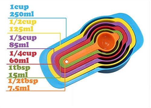 6 pcs messuring cup