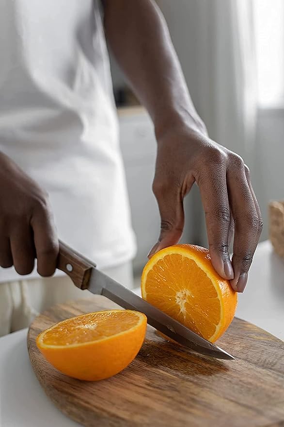 Wooden Cutting Board And Knife Set
