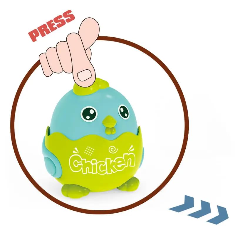 oys Press & Go Chicken Toy for Toddlers: Fun & Engaging Baby Toy for Boys & Girls