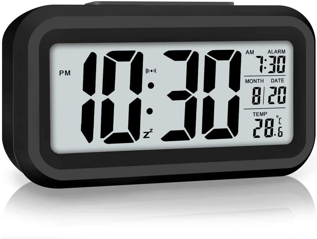 Black Digital Rectangle Clock