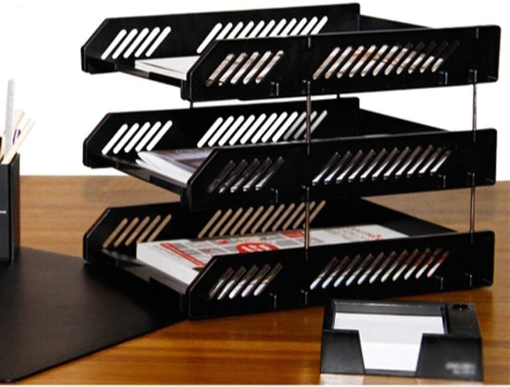 Black file rack
