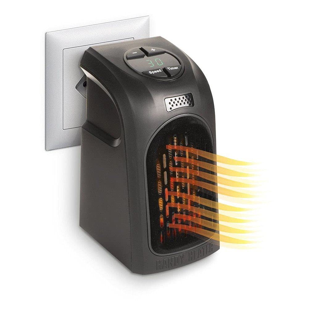 Electric Handy Room Heater Compact Plug-in, The Wall Outlet Space Heater 400Watts