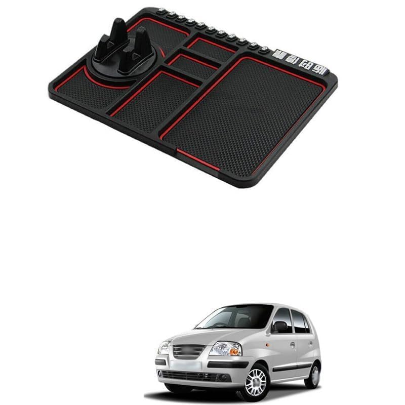 Car Dashboard Mat Organizer with Phone Holder