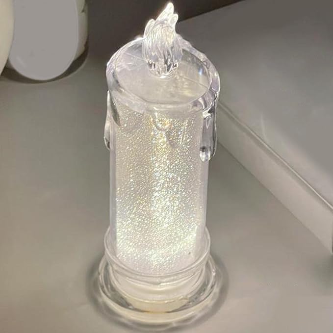 Candles for Home Decoration,Electric Flameless & Smokeless LED Diya Lights (Set of 2)