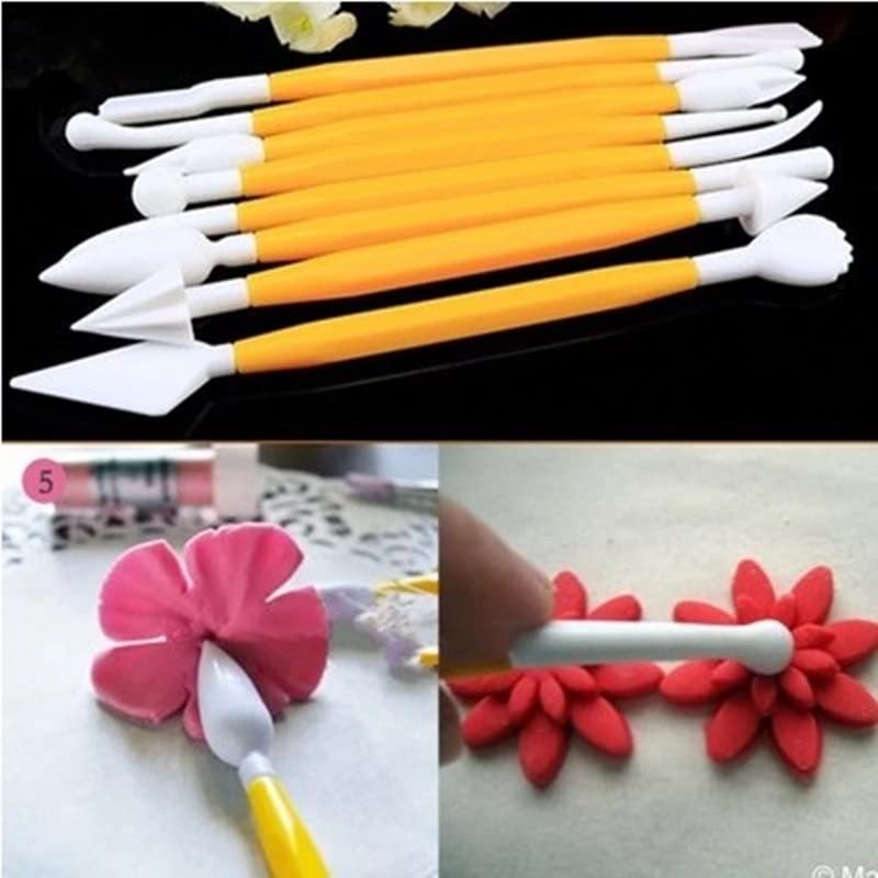 8 pcs cake fondant