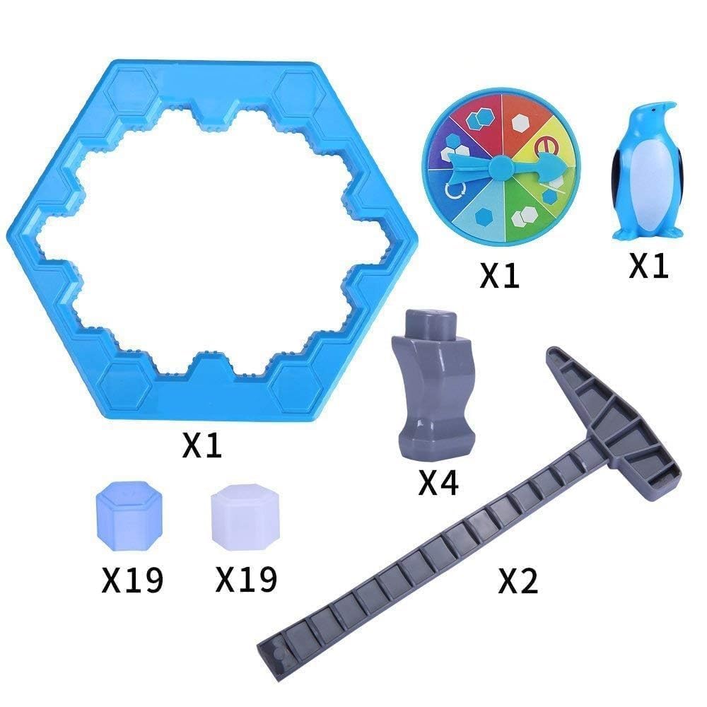 Mini Table Classic Board Games Balance Ice Cubes Save Penguin Icebreaker Beating Toys for 5 6 7 Years Old Boys & Girls, Best Birthday Gift for Kids