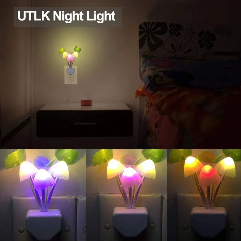 Mushroom Sensor Led Night Light (Pack of 2)