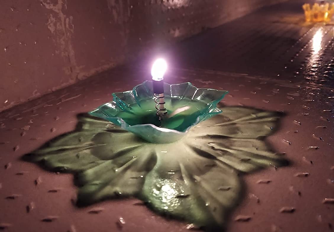 3D Rangoli Reflective Diya (Set of  2) | 3D Shadow Reflective Diwali Diya (Pack of 24)
