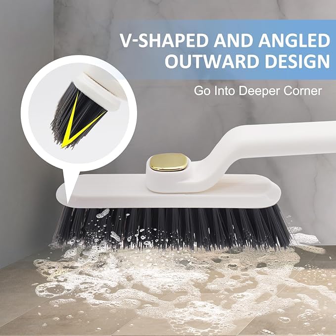 Soft Bristle Rotating Tile Brush