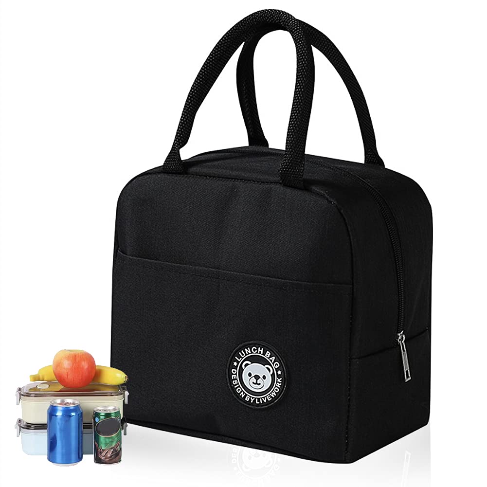 Portable Thermal Lunch Bag (Random Colour)