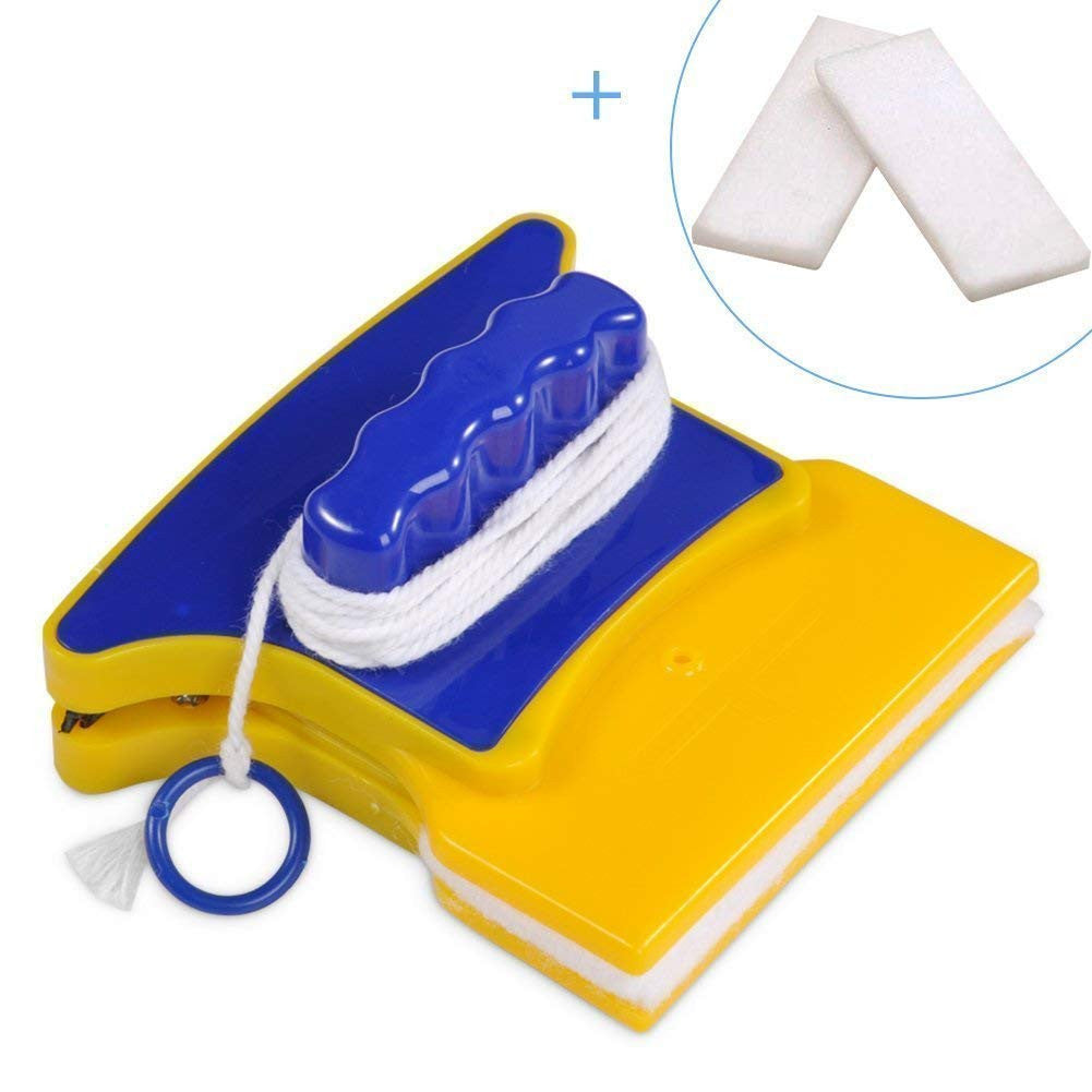 Magnetic Double-Sided Window Glass Cleaner | Two Sided Glass Cleaning Wiper Brush