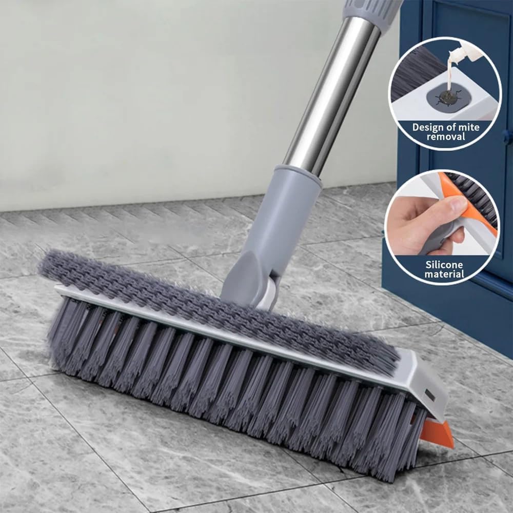 White 3 in 1 Tiles Cleaning Brush