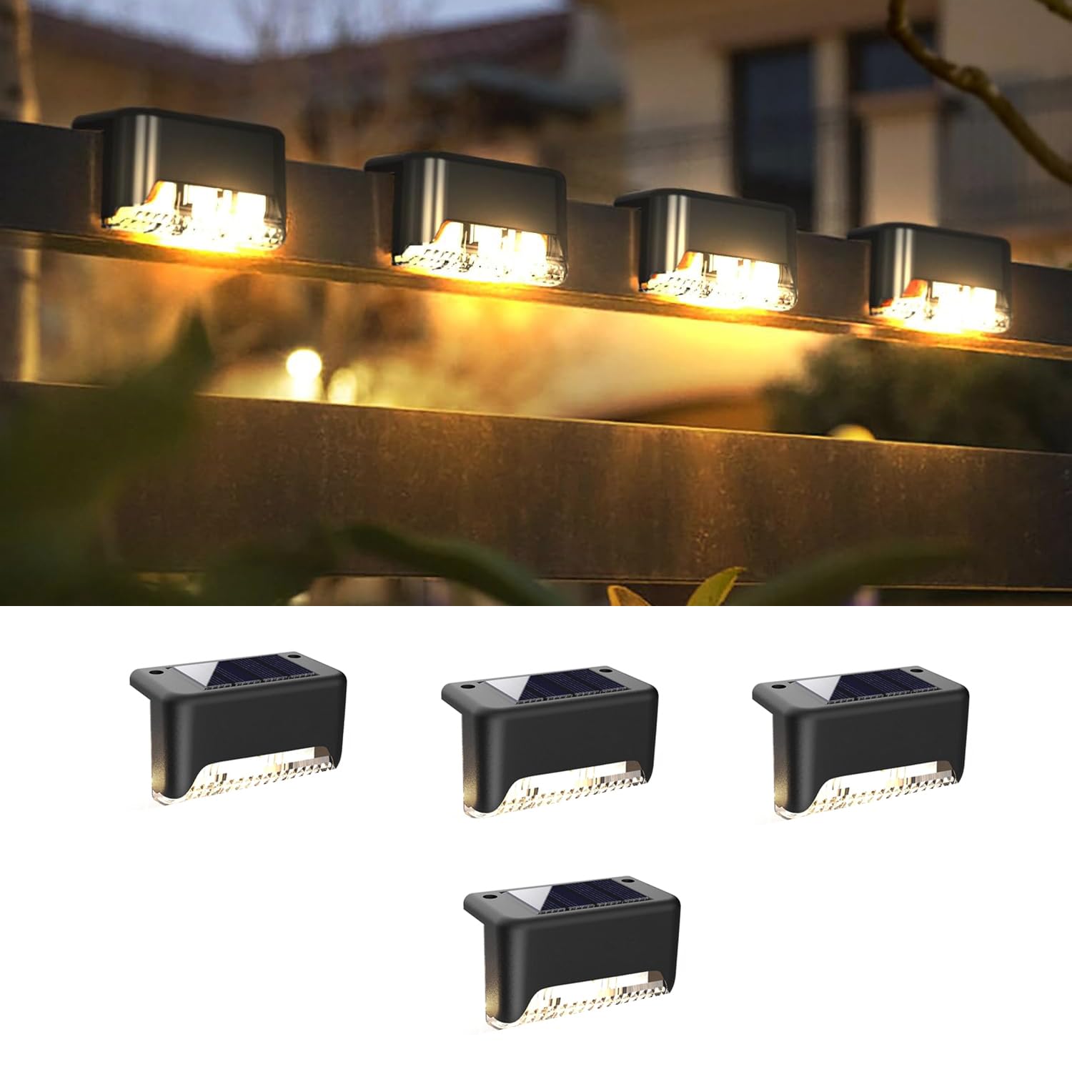 Solar Stair Lamp (4 PIS)