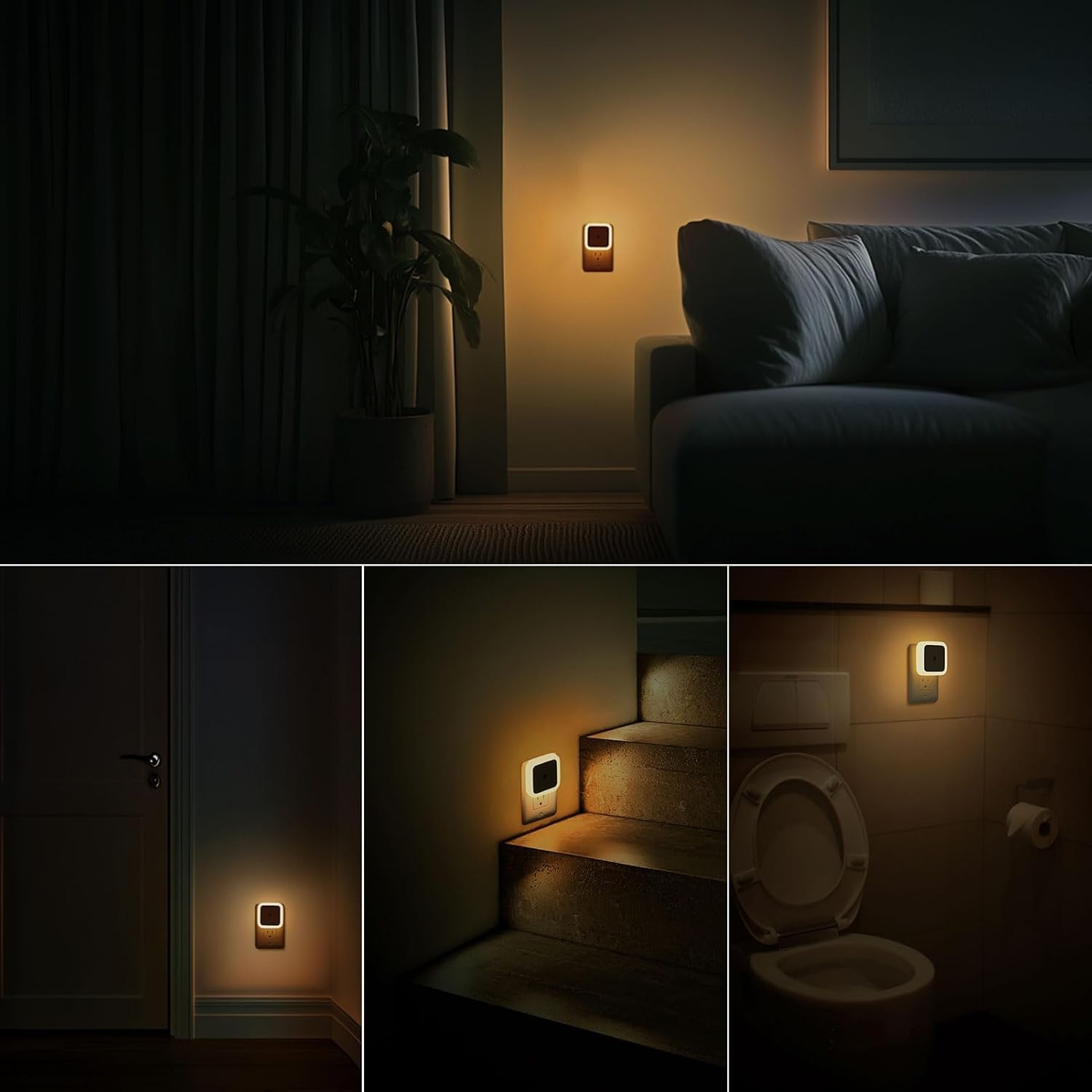 Smart Motion Sensor LED Light Bulb with Automatic On/Off  (Pack of 2)