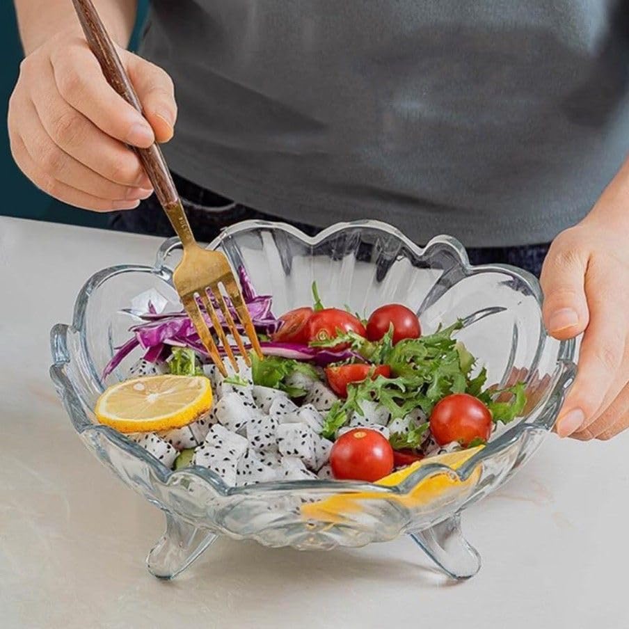 GLASS FRUIT BOWL 20*9 CM