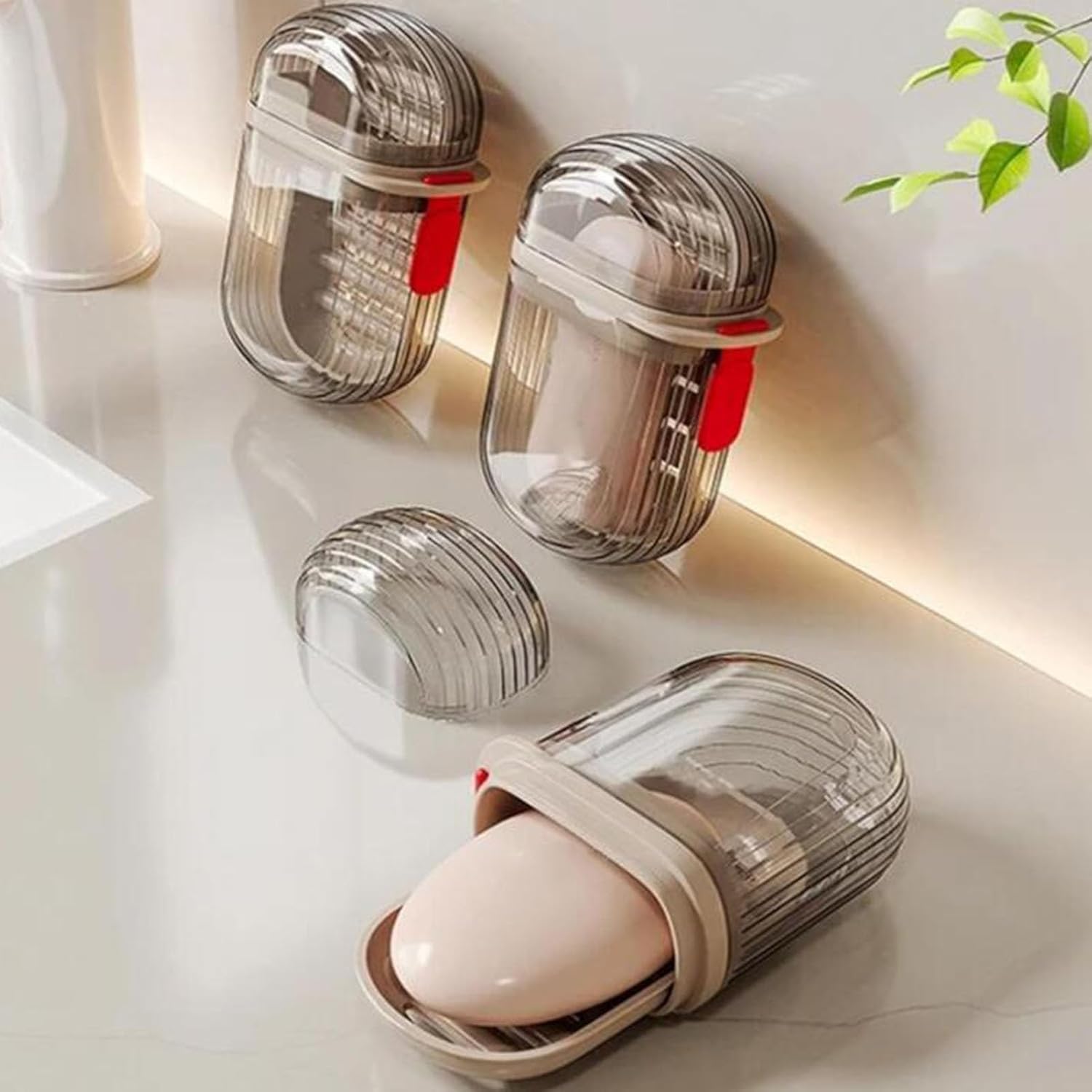 Soap Dishes Soap Box Travel ,Sabudani (2  Pc / With Color Box)