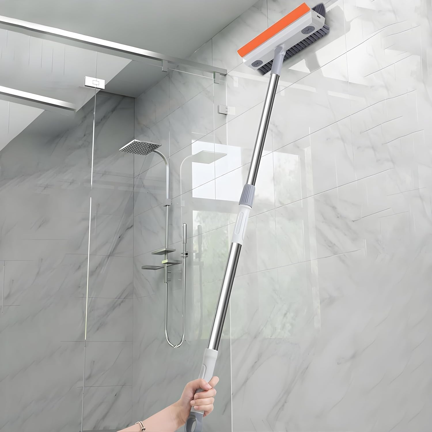 White 3 in 1 Tiles Cleaning Brush