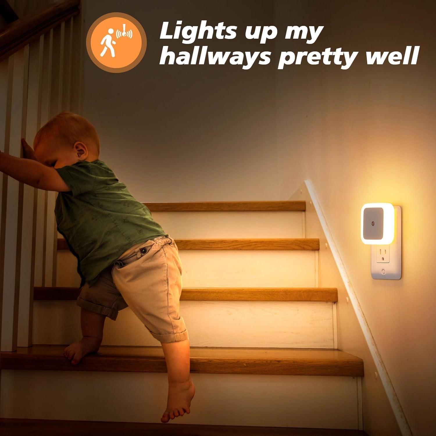 Smart Motion Sensor LED Light Bulb with Automatic On/Off  (Pack of 2)
