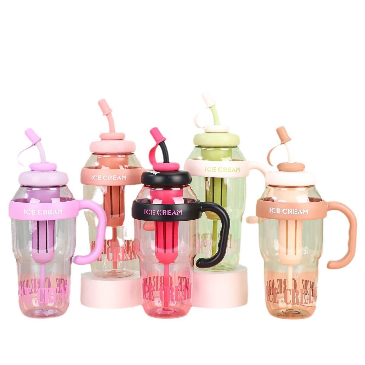 Ice Bottle With Straw (1300ml)