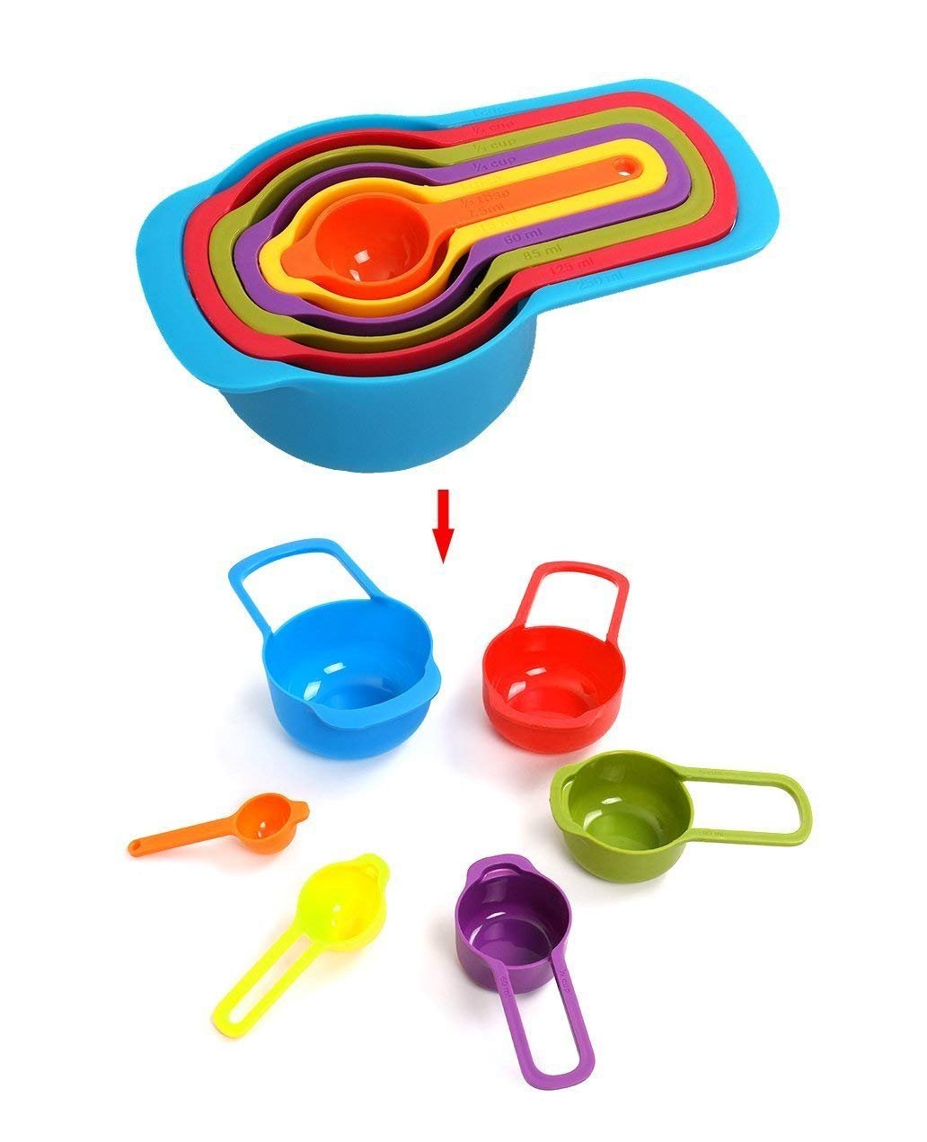 6 pcs messuring cup