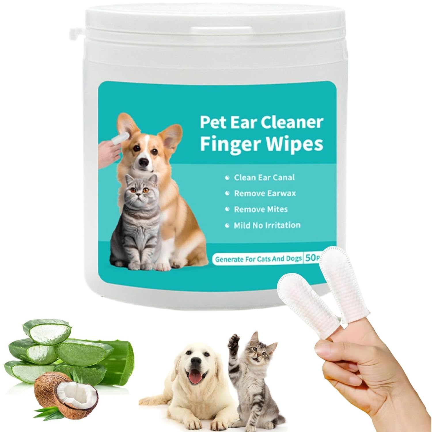 Dog Ear Cleaning Wipes