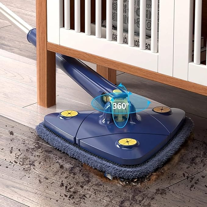 360° Rotatable Adjustable Triangle Multifunctional Cleaning Mop