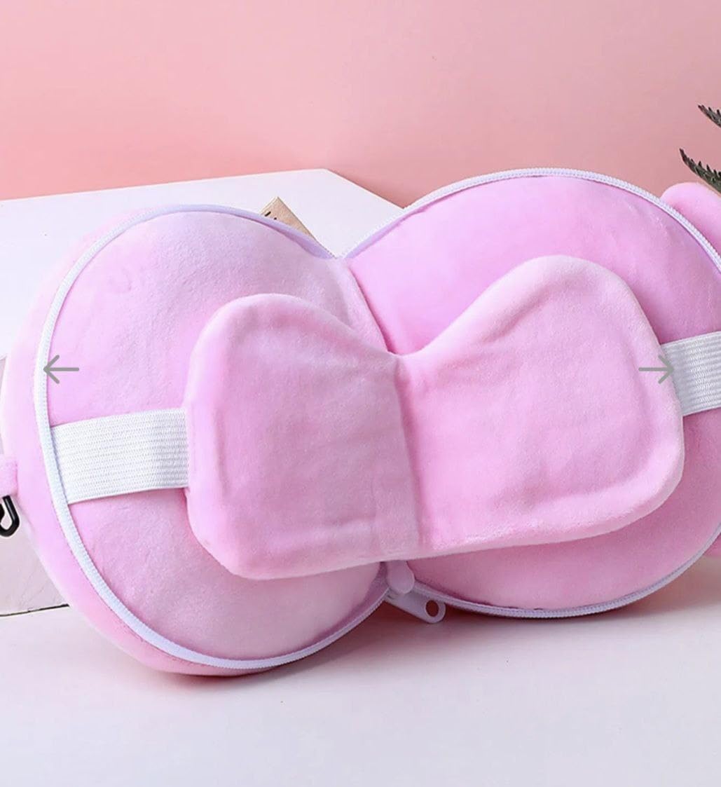 New Pillow & Ice Mask - Cute Travel Pillow And Eye Mask Cartoon Travel Eye Mask & Neck Pillow