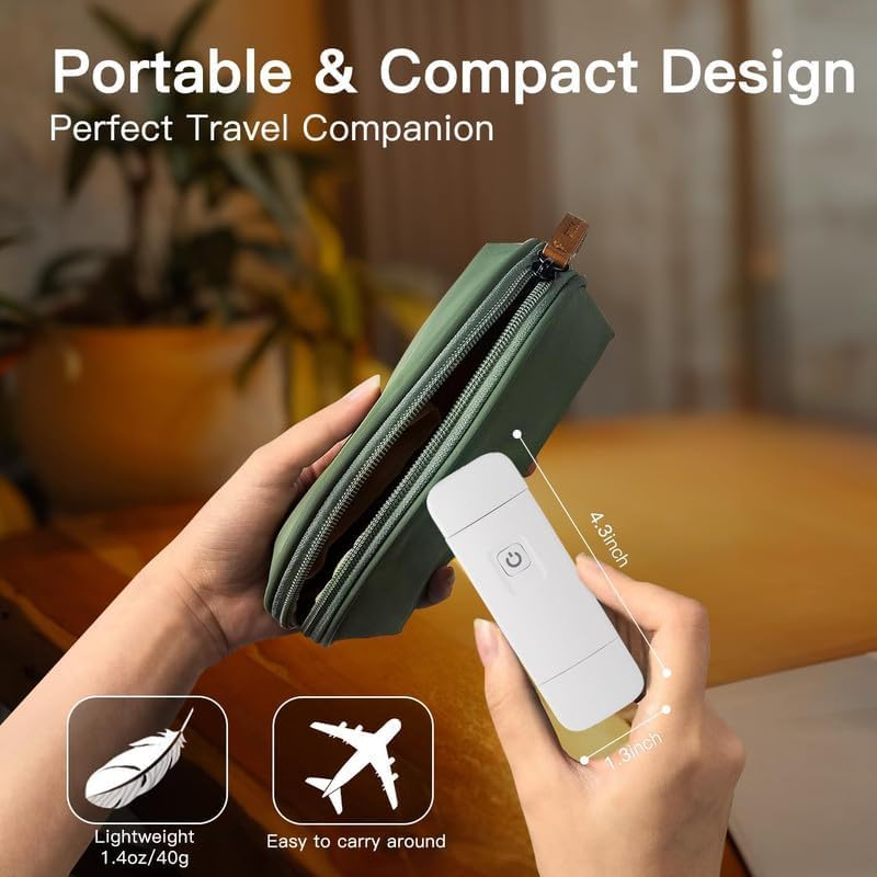 Book Reading Light with Clip for Night Reading for Students USB Charging Portable Foldable