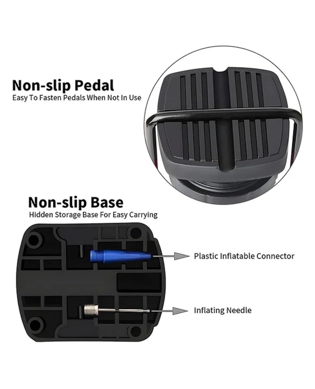 Mini Foot Pump Cycle Bicycle Bike Car Pump