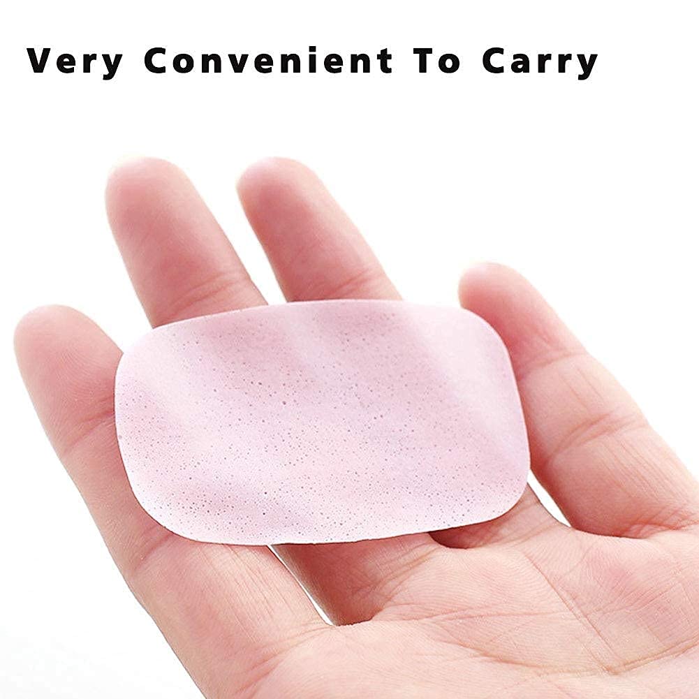 Pack of  5 Paper Soap Box - Paper Soaps For Travel - Paper Soap For Hand Wash - Knk Travel Hand Washing Box - Disposable Hand Washing Cleaning Paper Soap