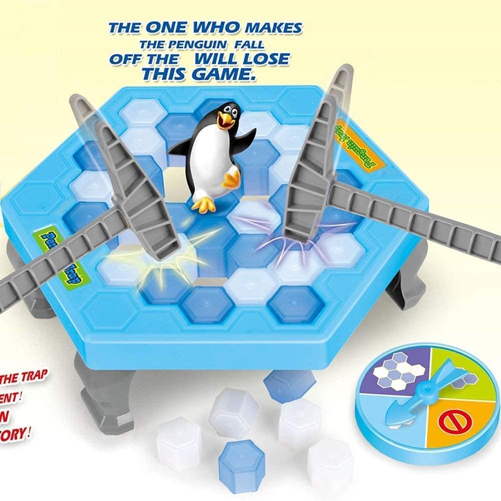 Mini Table Classic Board Games Balance Ice Cubes Save Penguin Icebreaker Beating Toys for 5 6 7 Years Old Boys & Girls, Best Birthday Gift for Kids