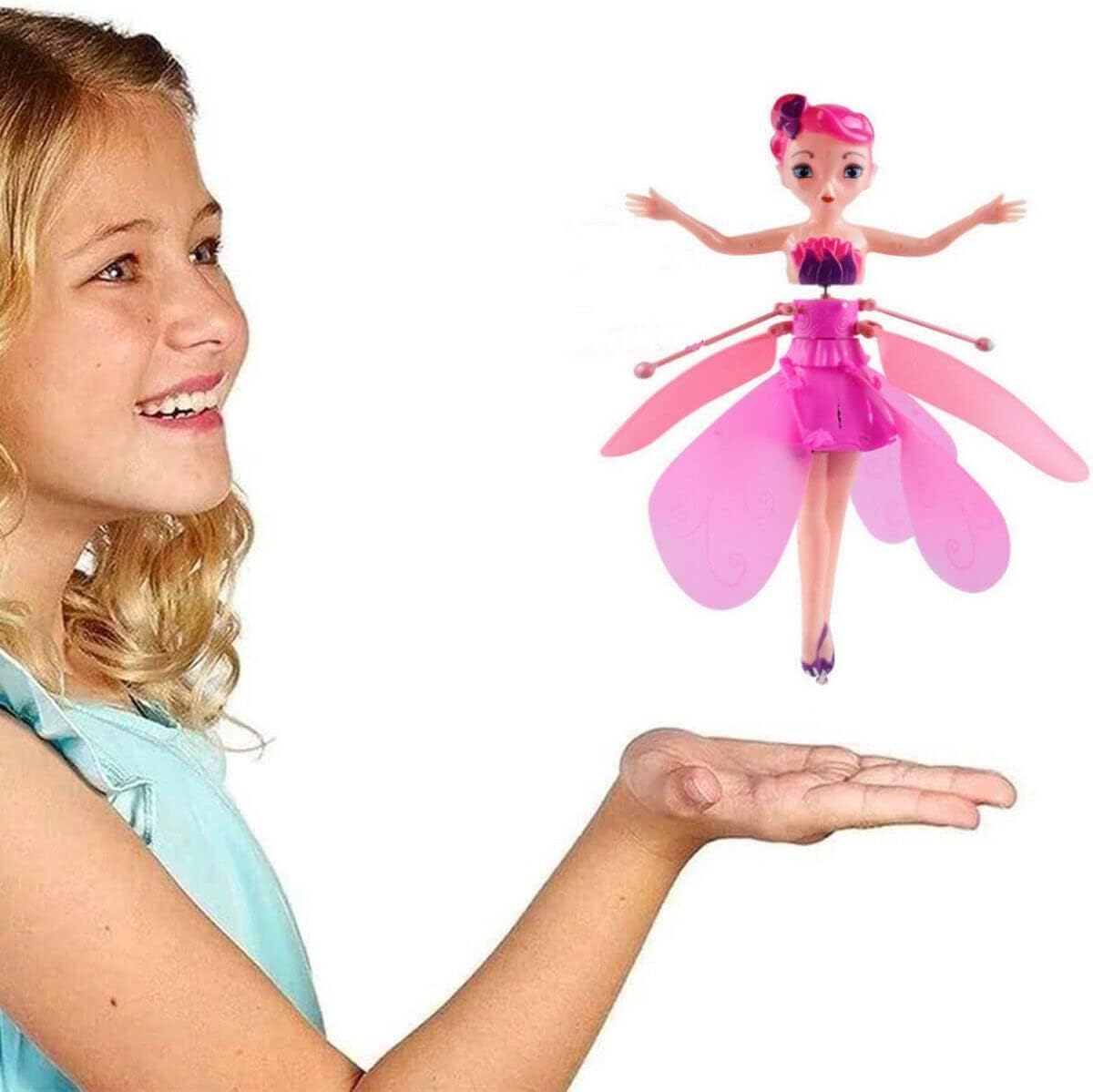 Flying Fairy Doll with Magical Hand Sensor Control – USB Powered Toy for Girls