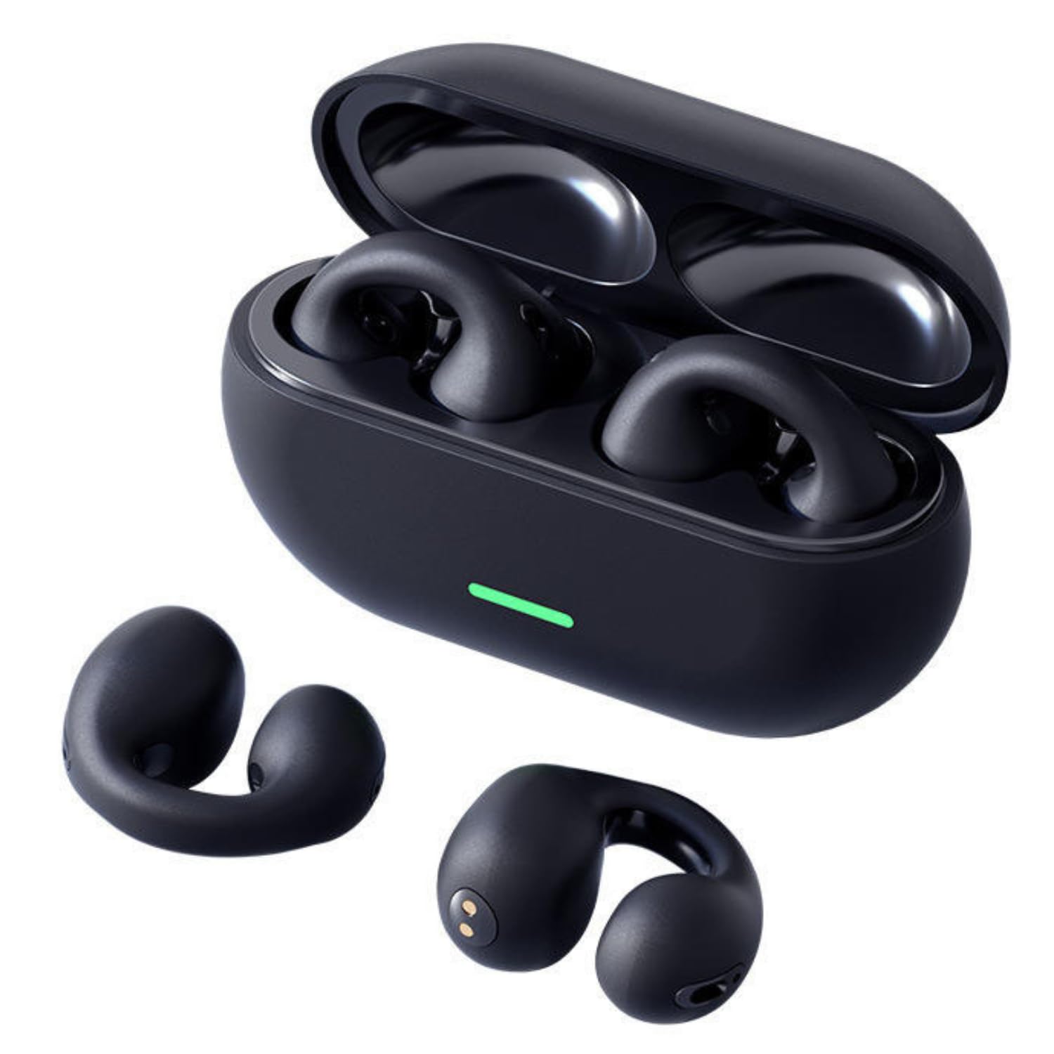 ar Clip Earbuds Open Ear Bone Conduction Headphones Earbud