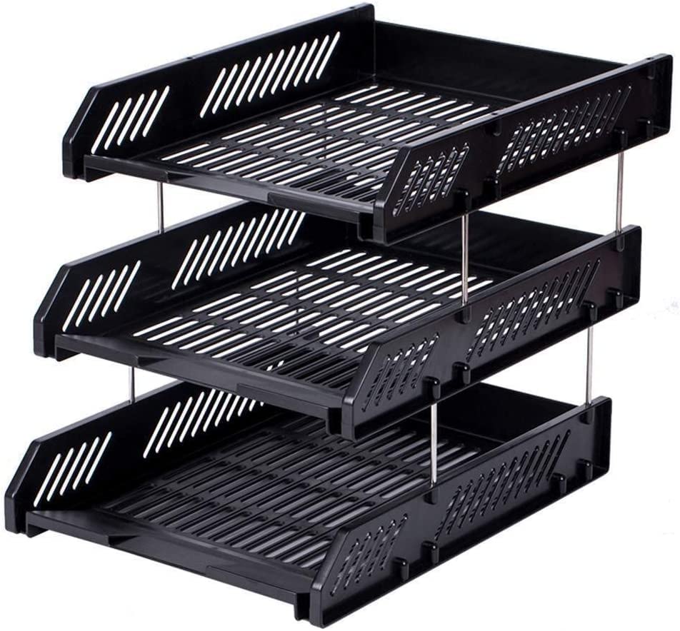 Black file rack