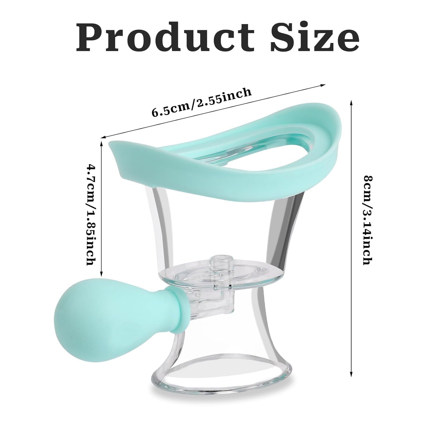 Silicon Eye Wash Kit Eye Cleaner Manual Air Pressure Eye Cleaning Cup