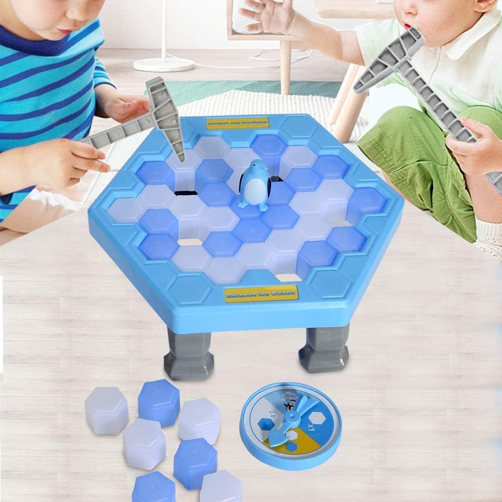 Mini Table Classic Board Games Balance Ice Cubes Save Penguin Icebreaker Beating Toys for 5 6 7 Years Old Boys & Girls, Best Birthday Gift for Kids