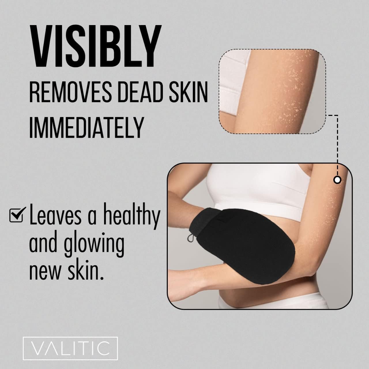 DEAD SKIN REMOVER BATH GLOVES