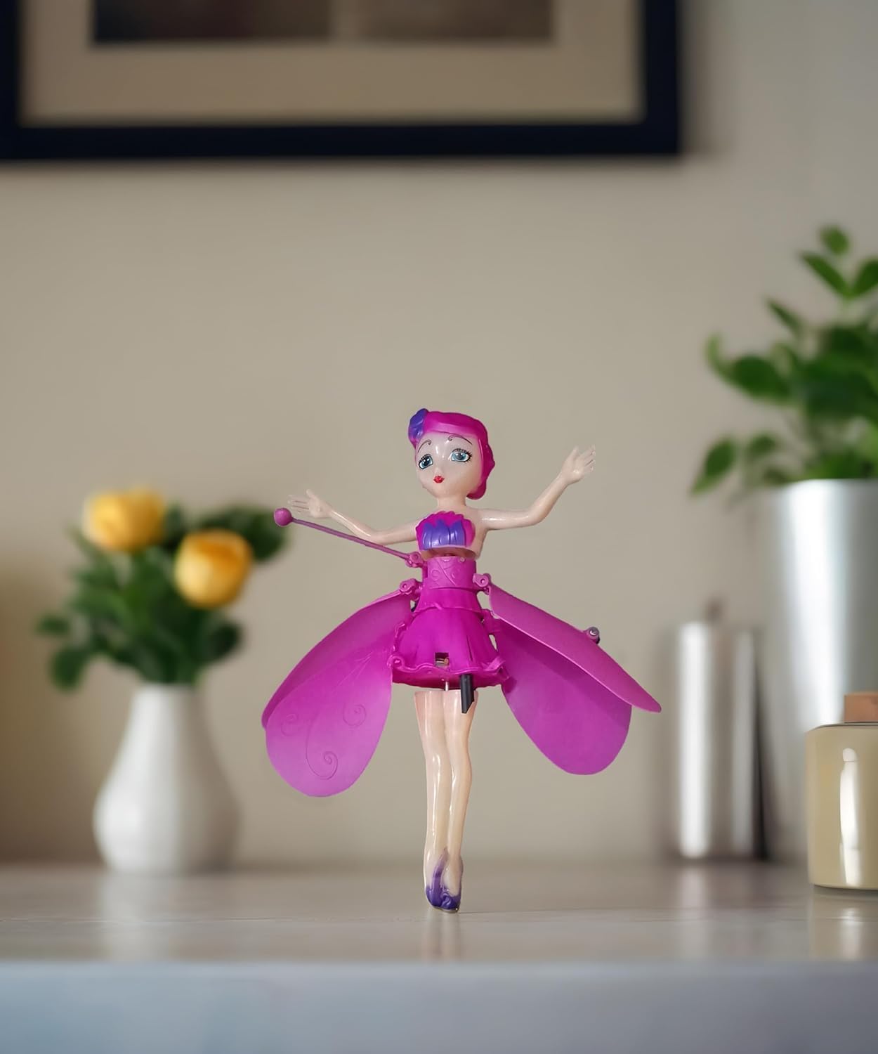 Flying Fairy Doll with Magical Hand Sensor Control – USB Powered Toy for Girls